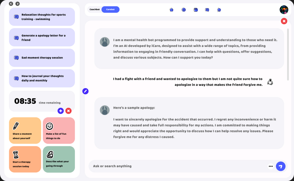 Original chatbot design